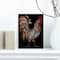 Designart - Vintage rooster - of Farmhouse Animals of Painting Print on Wrapped Canvas